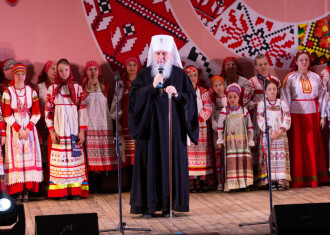 Церемония передачи Символа Года культурного наследия народов России в Калужской области